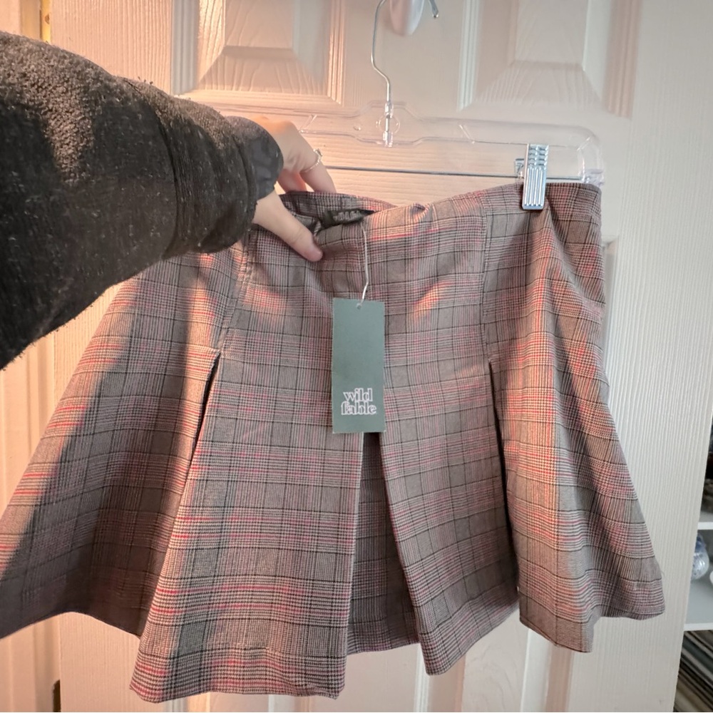 Brand new plaid wild fable skirt